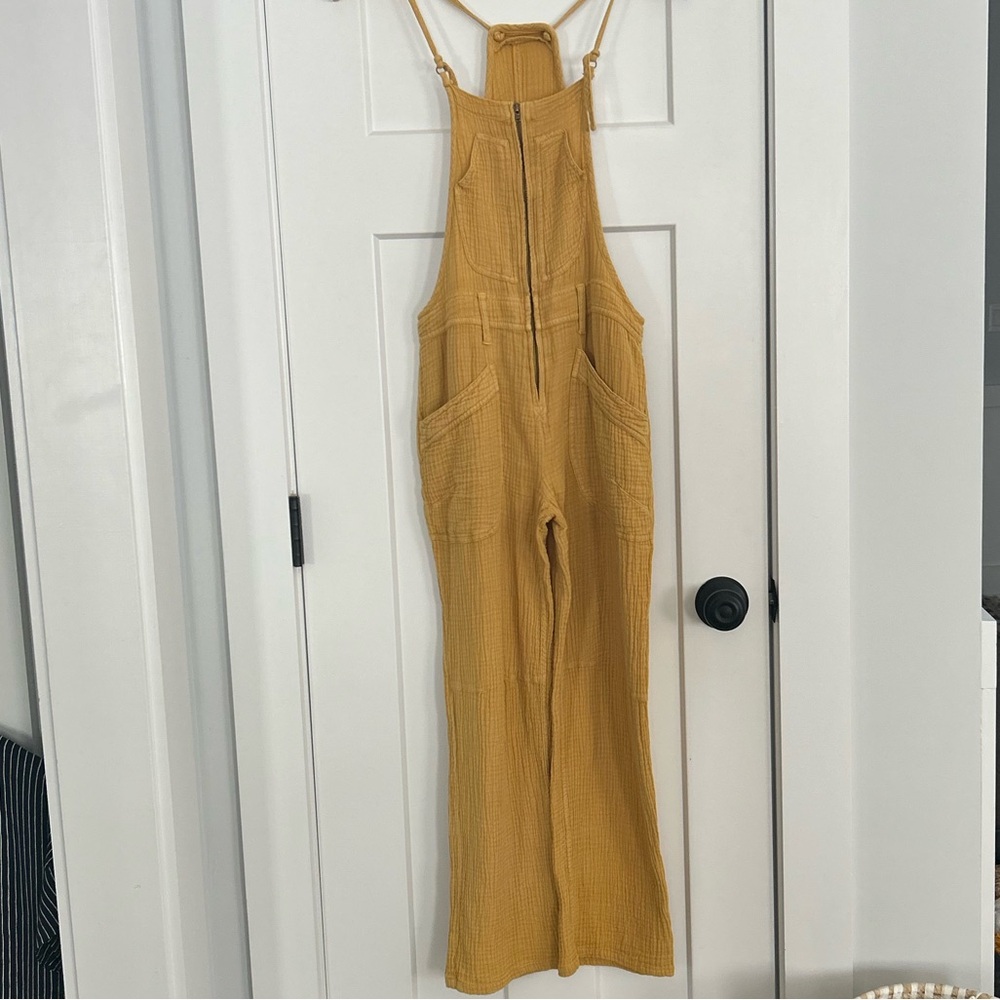 Pilcro Overalls - Mustard Yellow